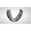 Professional acrylic denture design CAD workflow showing digital modeling process for full denture fabrication